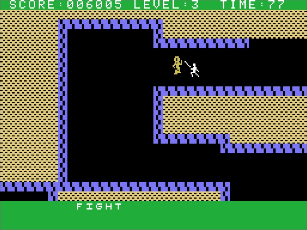 Gameplay of Gateway to Apshai for Colecovision